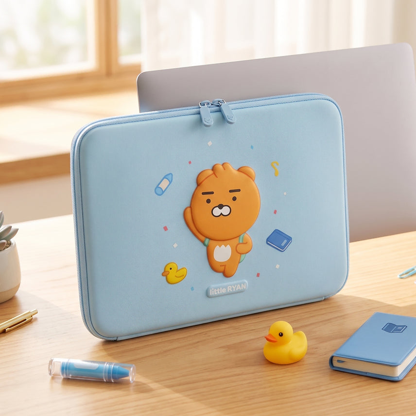 [BUNJANG] Kakao Friends Little Ryan 13-inch EVA Laptop Pouch / [ 반 중고 ] 카카오 리틀 프렌즈 LF 13인치 EVA 노트북 파우치