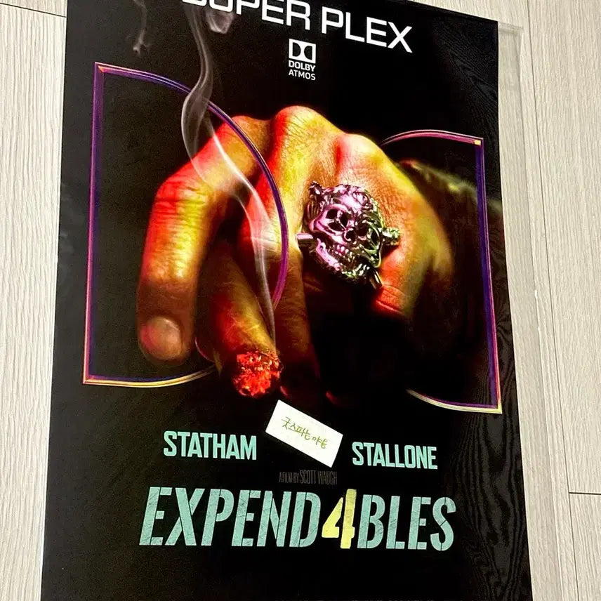 [BUNJANG] The Expendables 4 Dolby Cinema A3 Poster (Jason Statham) / [초희귀한정판]영화 익스펜더블4 돌비 포스터(A3) 제이슨스타뎀 포스터