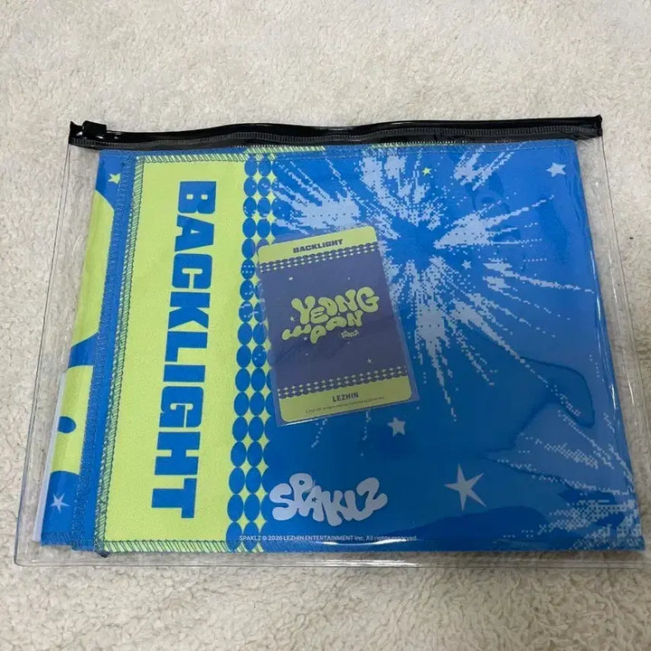 [SOLD OUT] 레진 lezhin spaklz 스파클즈 팝업 백라이트 슬로건 미개봉 양도