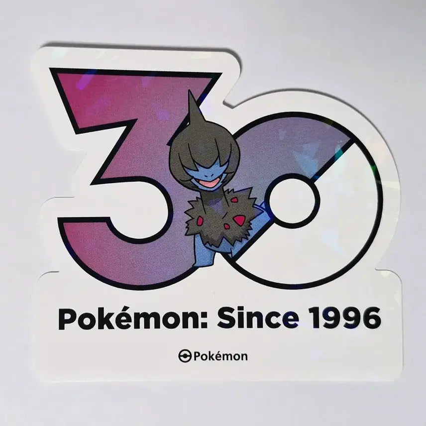 [BUNJANG] Pokemon 30th Anniversary Logo Sticker Mono / 포켓몬 30주년 기념 로고 스티커 모노두