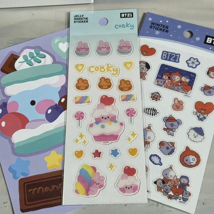 [BUNJANG] BTS BT21 Sticker Bundle Set / 방탄 bt21 스티커 일괄 판매