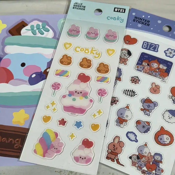 [BUNJANG] BTS BT21 Sticker Bundle Set / 방탄 bt21 스티커 일괄 판매