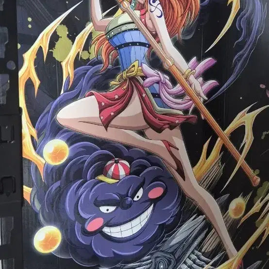 [BUNJANG] MJ Studio One Piece Nami Resin Figure LED / 급매 협의가능)원피스 레진 피규어 MJ나미 Led