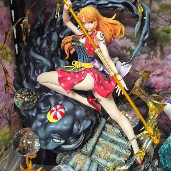 [BUNJANG] MJ Studio One Piece Nami Resin Figure LED / 급매 협의가능)원피스 레진 피규어 MJ나미 Led