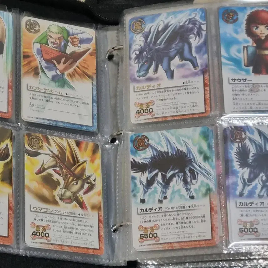 [BUNJANG] Gash Bell Partner + Monster Cards Bundle (Approx. 200 pcs) / 일판) 갓슈벨 카드 파트너+마물 약 200장 / 중고 일괄정리