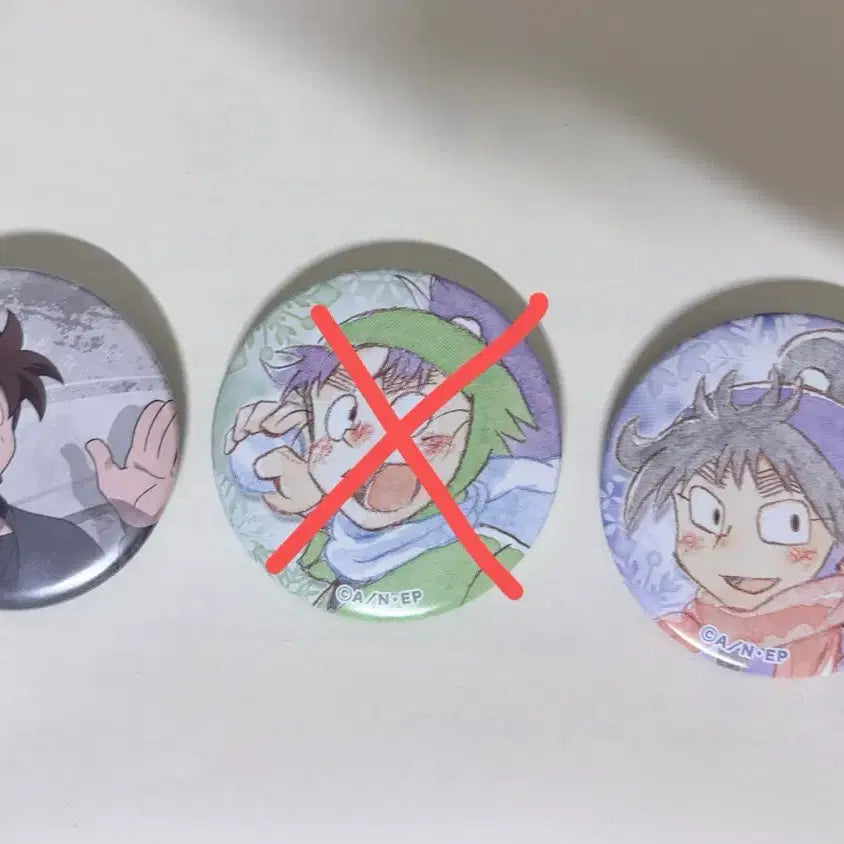 [BUNJANG] Nintama Rantaro Can Badge - Doi, Kukuchi / 판매) 닌타마 캔뱃지 도이, 쿠쿠치