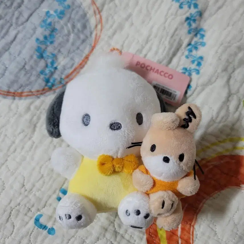 [BUNJANG] Sanrio Pochacco Plush Keychain / 산리오 포차코 인형 키링