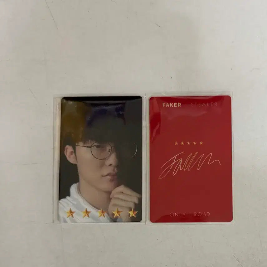 [BUNJANG] T1 Faker Eyewear Photocard / T1 페이커  Faker 안경 포토카드