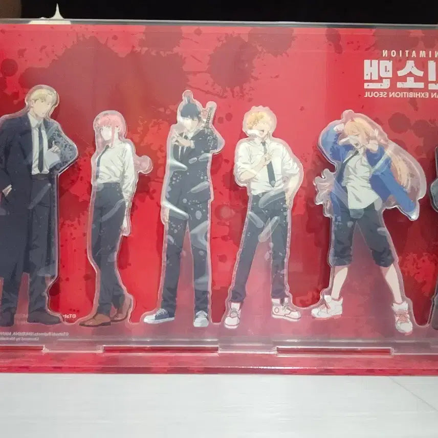 [BUNJANG] Chainsaw Man Exhibition Acrylic Stand Set / 체인소맨 전시회 아크릴 스탠드 세트