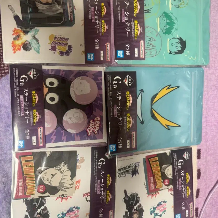 [BUNJANG] My Hero Academia "The Ongoing Heart" G Prize Bundle Set / 나히아 이어지는마음 g상 일괄