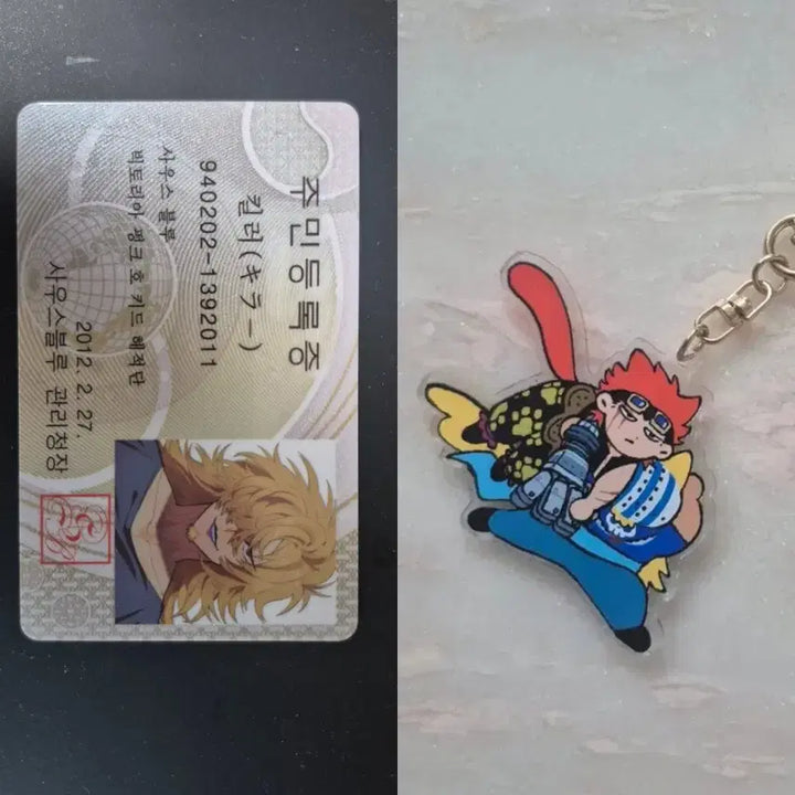 [BUNJANG] One Piece Kid Killer Keyring / [키링+굿즈] 원피스 키드 킬러 키링+ 킬러 ㅁㅈ굿즈