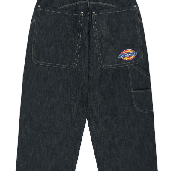 [BUNJANG] Protocol Index Retro Baggy Denim Pants / [4] 프로토콜인덱스 레트로 배기 데님 팬츠