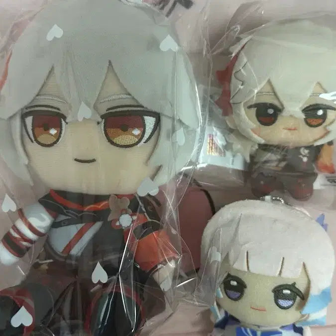 [BUNJANG] Genshin Impact Kaedehara Kazuha &amp; Sangonomiya Kokomi Chibi Plush Set / 일괄) 원신 카즈하 코코미 치비누이 치비구루미 인형 누이