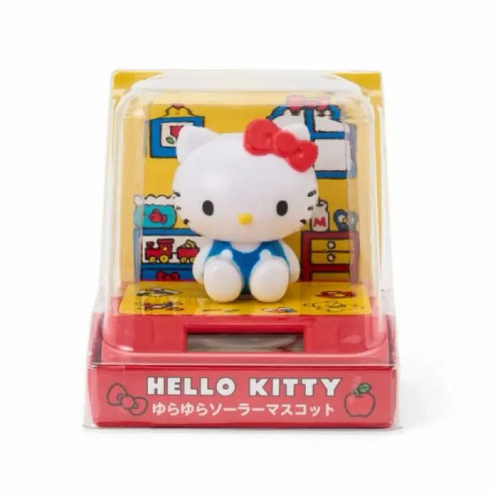 [BUNJANG] Hello Kitty Solar Powered Bobblehead Mascot Figure / 헬로키티 태양열 흔들흔들 까딱이 마스코트 피규어