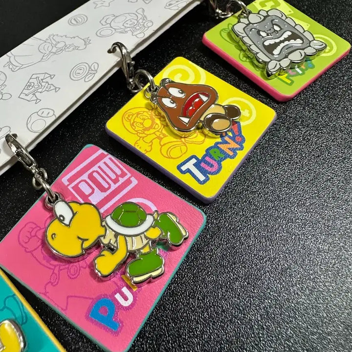 [BUNJANG] Universal Studios Nintendo Super Mario Charm Set Keychain / 유니버셜스튜디오 닌텐도 슈퍼마리오 참세트 키링
