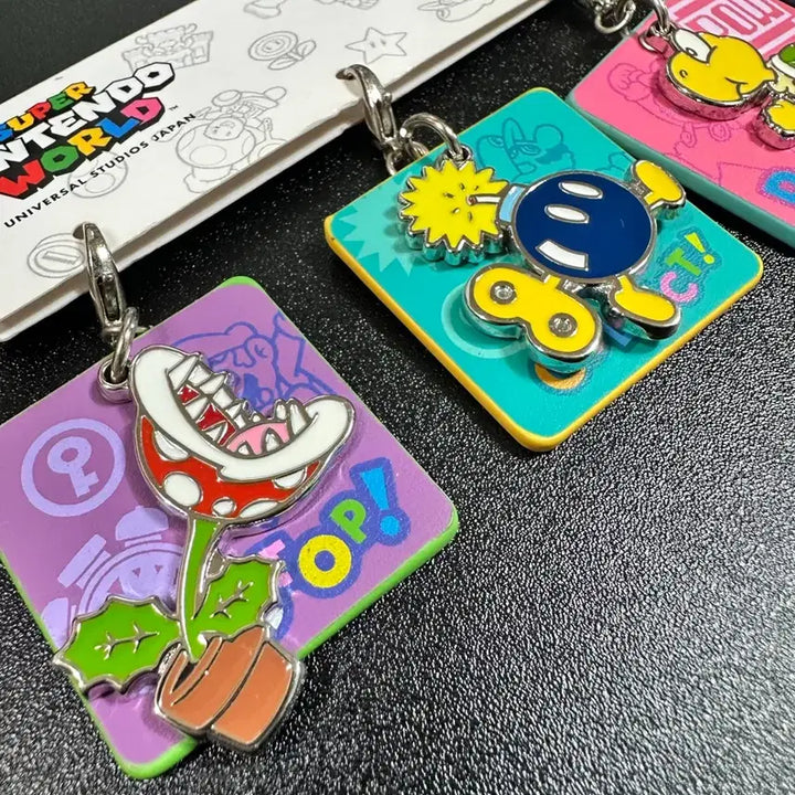 [BUNJANG] Universal Studios Nintendo Super Mario Charm Set Keychain / 유니버셜스튜디오 닌텐도 슈퍼마리오 참세트 키링