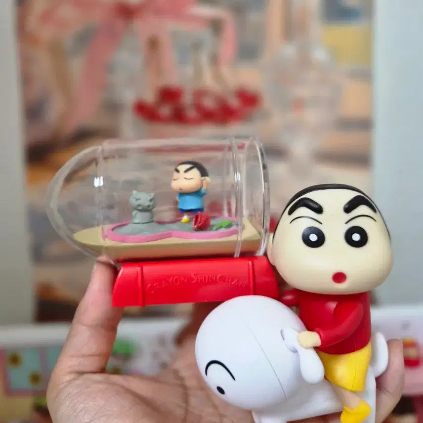 [BUNJANG] Crayon Shin-chan Sand Play Terrarium Figure / (할인)짱구는 못말려 모래놀이 테라리움 피규어