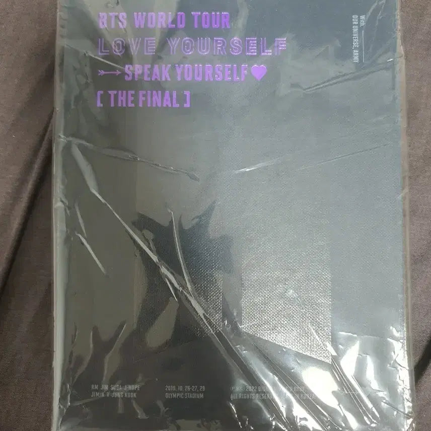 [BUNJANG] BTS Speak Yourself The Final Blu-ray (Sealed) / 방탄 스픽콘 파이널 블루레이 미개봉 BTS SPEAK YOURSELF
