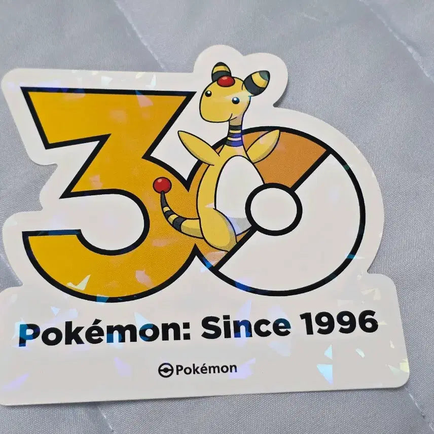 [BUNJANG] Pokemon 30th Anniversary Logo Sticker Dragonite / 포켓몬 30주년 로고 스티커 전룡