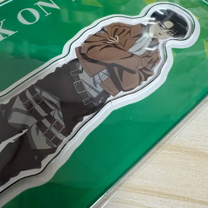 [BUNJANG] Attack on Titan Mini Survey Corps Levi Acrylic Stand / 진격의거인 진격거 꼬마 조사병단 리바이 아크릴 스탠드
