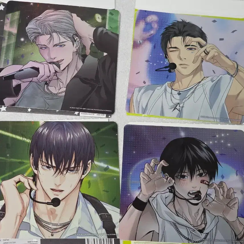 [BUNJANG] Sparkles Pop-Up Black Horse Love is Illusion Fan Sign Postcard Bundle Set / 일괄) 스파클즈 팝업 백라이트 검은목마 사랑은환상 직캠 엽서 굿즈