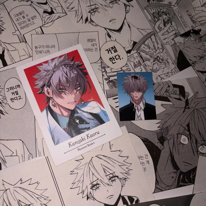 [BUNJANG] Phantom Buster Kanzaki Kaoru Cheki, Photo Card, Scraps Bundle / 팬텀버스터즈 칸자키 카오루 체키 증사 스크랩 팬버스