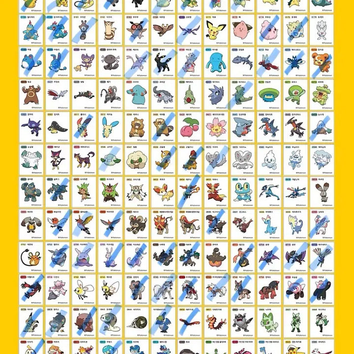 [BUNJANG] Pokemon Sticker Collection - Season 3 / 포켓몬스터 띠부씰 교환
