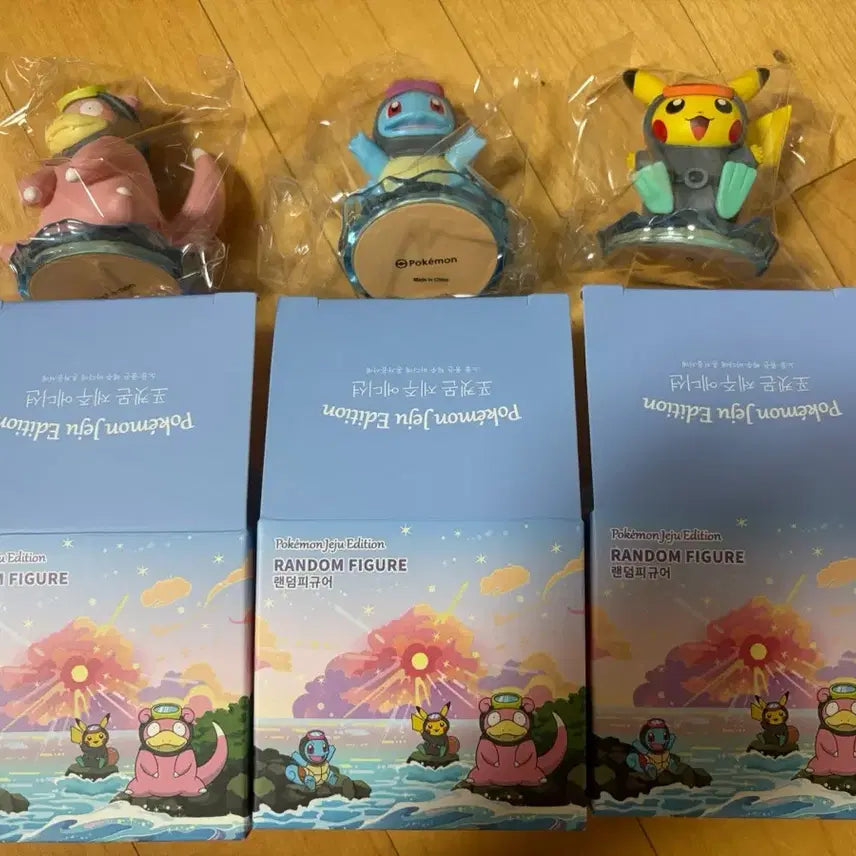 [BUNJANG] Pokemon Jeju Edition Random Figure Set / 포켓몬 제주 에디션 랜덤 피규어 3종