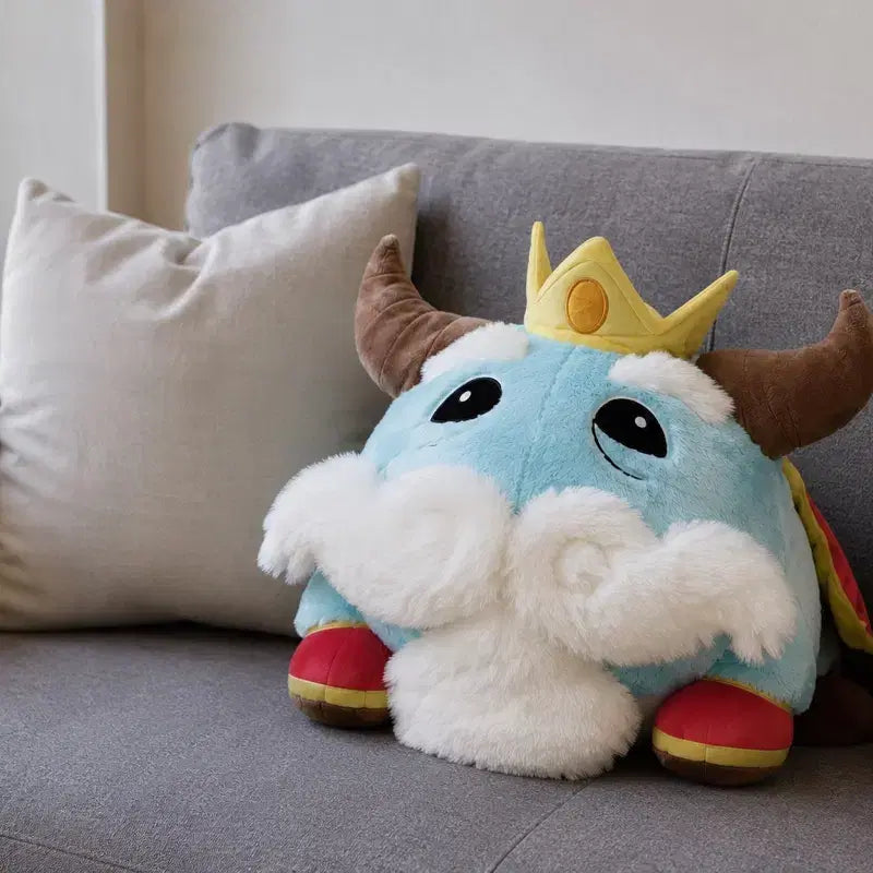 [BUNJANG] League of Legends King Poro Giant Plush / 리그오브레전드 포로대왕 인형(택포)