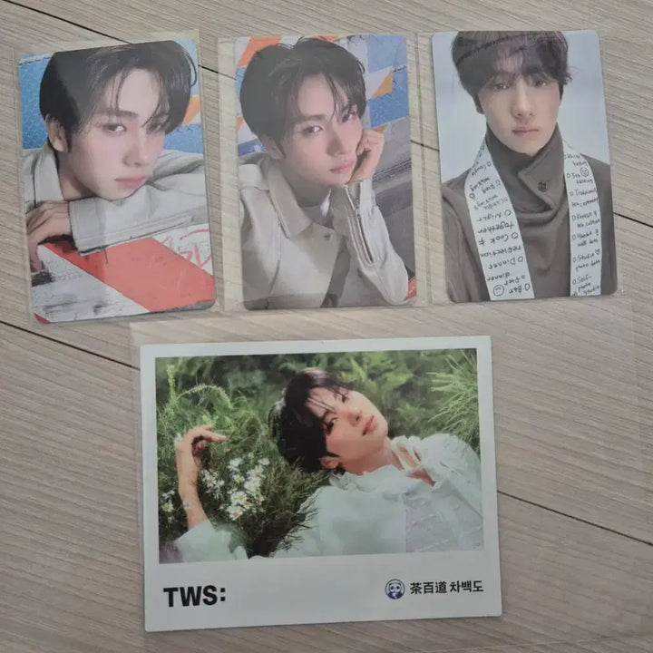 [BUNJANG] TWS No Tragedy Youngjae Photocard Set with Baekdo Postcard / 투어스 No tragedy 영재 포카 3장+차백도 엽서 덤