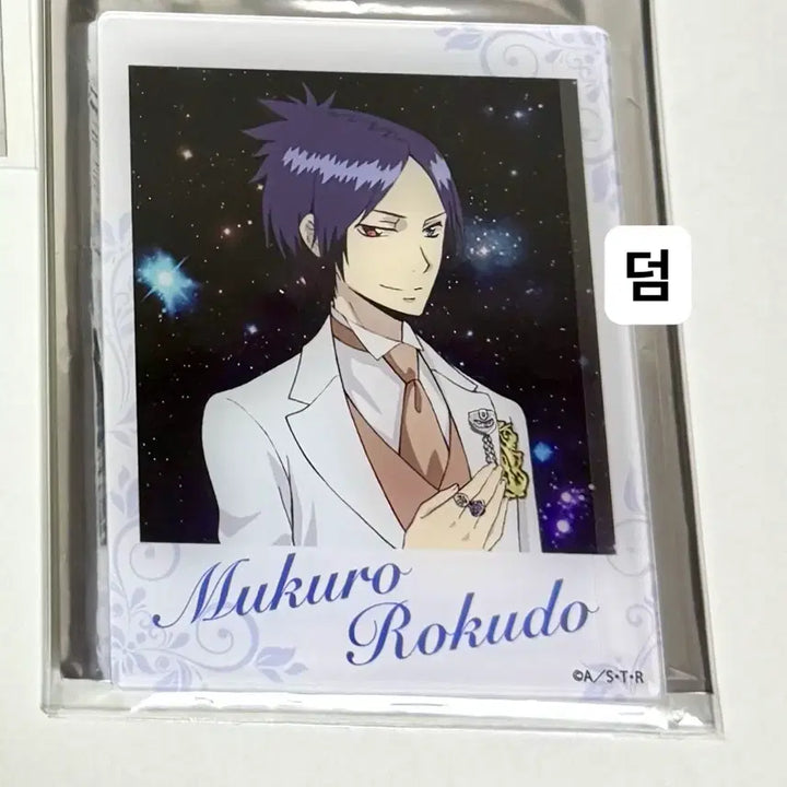[BUNJANG] Katekyo Hitman Reborn! Rokudo Mukuro Photocard / (6.25일까지)가히리 가정교사히트맨리본 로쿠도 무쿠로 이상하게 웃긴 인