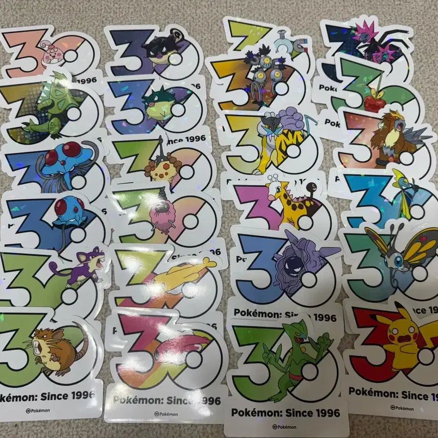 [BUNJANG] Pikachu &amp; 23 Pokemon Card Bundle / 당황하는 피카츄+23종 3000원씩 측정 놀란 포켓몬 30주년