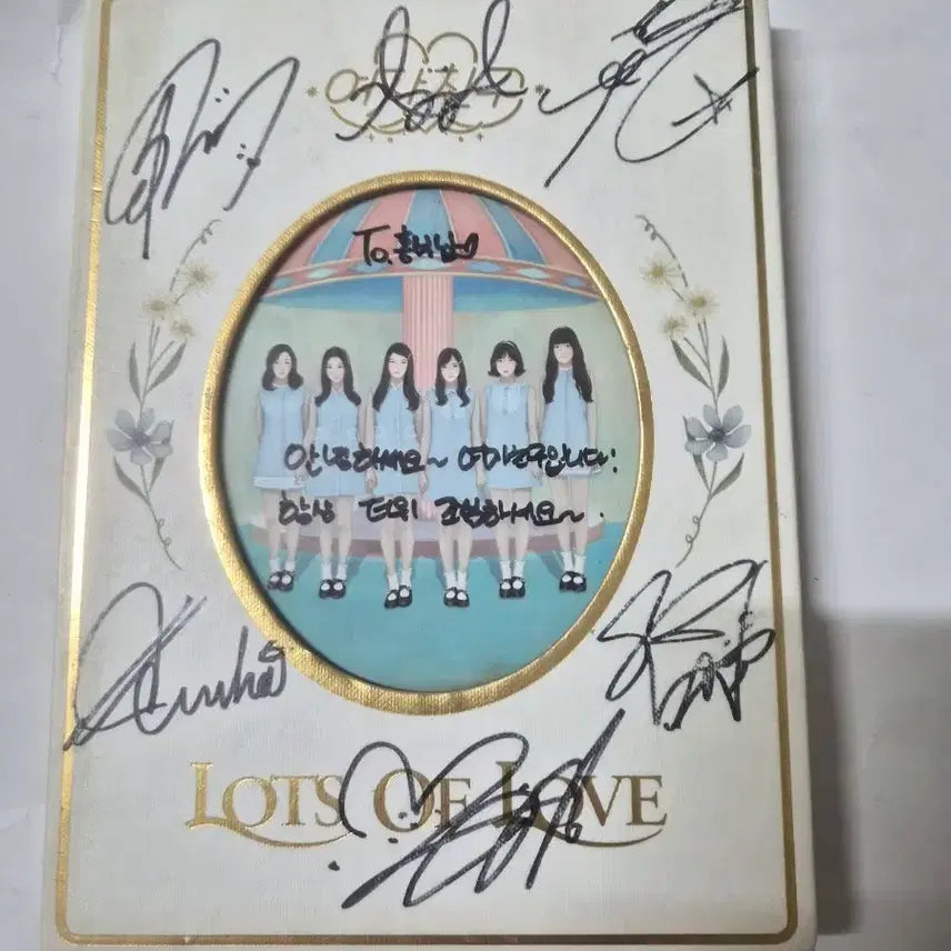 [SOLD OUT] 여자친구 Lots of Love 친필 사인 cd 입니다