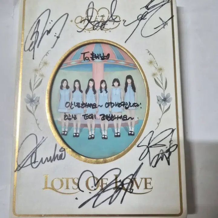[SOLD OUT] 여자친구 Lots of Love 친필 사인 cd 입니다