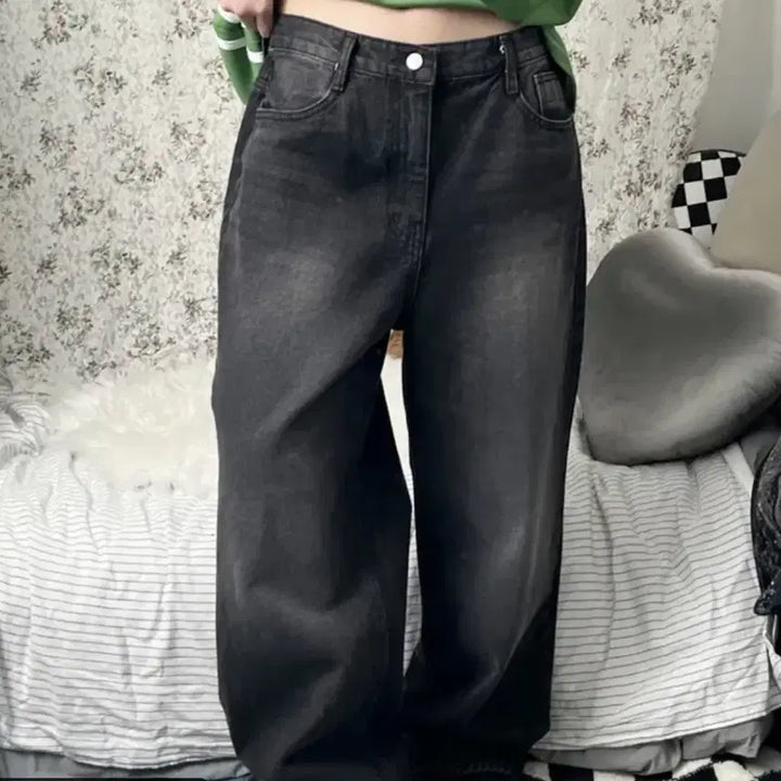 [BUNJANG] OPM Denim Wide Pants / 오피엠 OPM 데님 와이드 팬츠