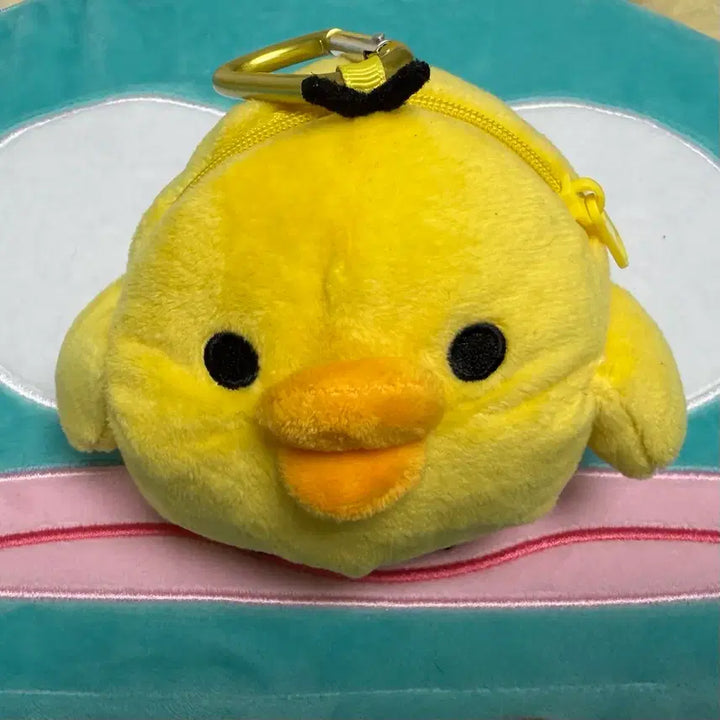 [BUNJANG] Rilakkuma Kiiroitori Plush Charm / <7/20부터 구매 가능> 리락쿠마 키이로이토리 인형 키링