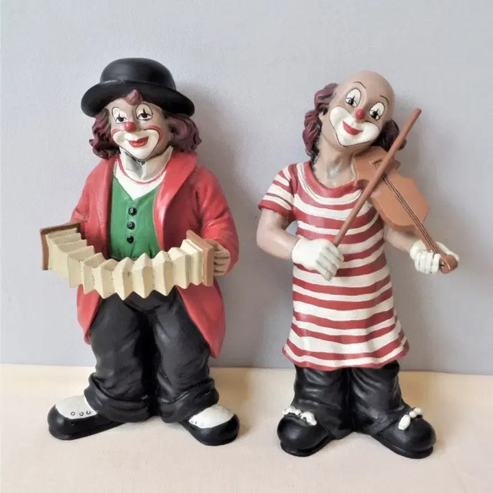 [BUNJANG] Guild of Crafts German Clown Figurine Set (4 pcs) / 독일  수공예 길드 광대  Clown 피겨 19cm  4점 세트
