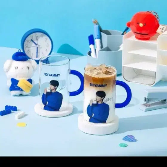 [BUNJANG] Byun Woo-seok EDIYA Signed Glass / 변우석 이디야 사인 글라스