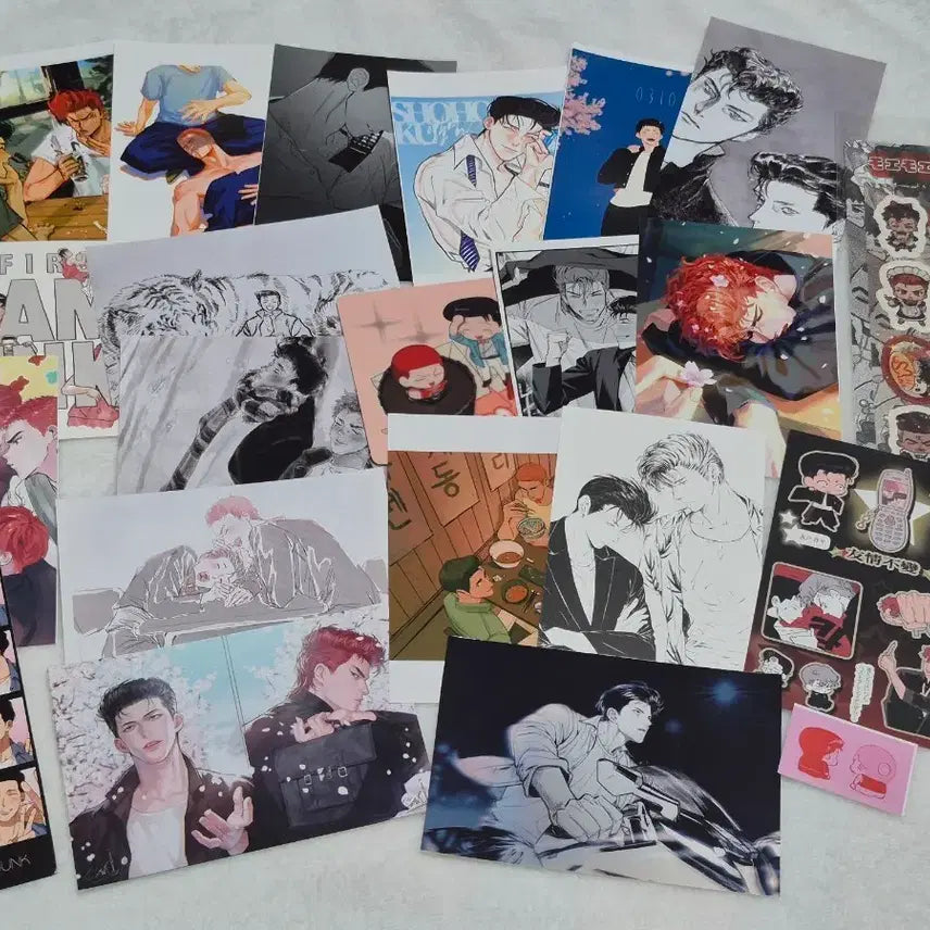 [BUNJANG] Slam Dunk Ho Yeol &amp; Baek Ho Sticker Bundle / 슬램덩크 호열백호 호백 프박 스티커 일괄 양도 양호열 강백호 요하나