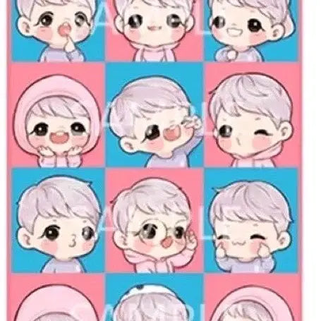 [BUNJANG] Kim Junsu XIA 12 DONGyi Fan-made Blanket / 김준수 xia 니안스 팬메이드 12둥이담요 대형