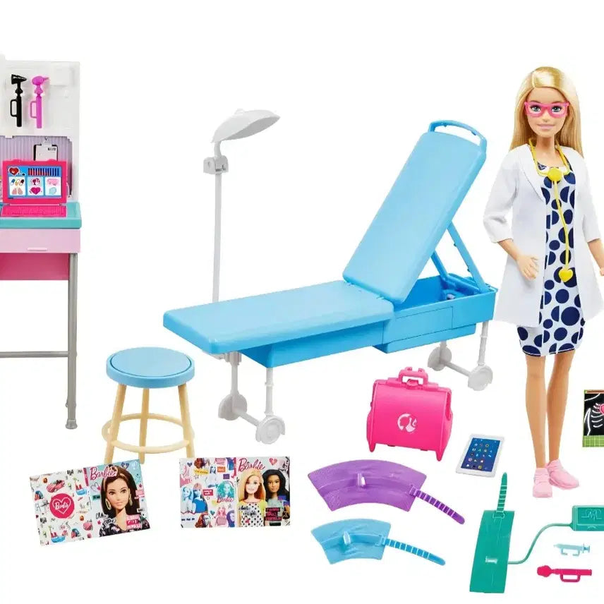 [BUNJANG] Barbie Hospital Playset Accessories / Barbie doll , 바비 병원+비치 플레이세트 소품