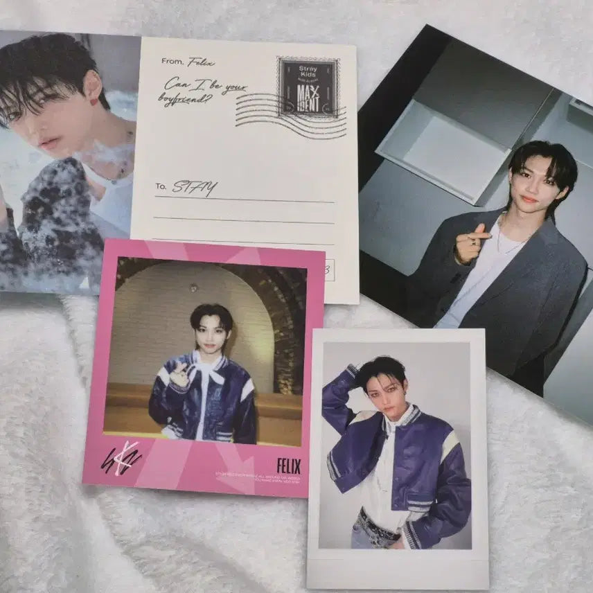 [BUNJANG] Stray Kids Felix Maxident Lucky Draw Special Edition Photocard Set / 필릭스 맥시던트 럭드 특전 케사삼 짭폴 엽서 포스트카드 이용복 스키즈
