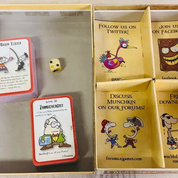 [BUNJANG] Munchkin Zombies Board Game (Sealed) / 먼치킨 좀비 보드게임 (카드밀봉) 노플