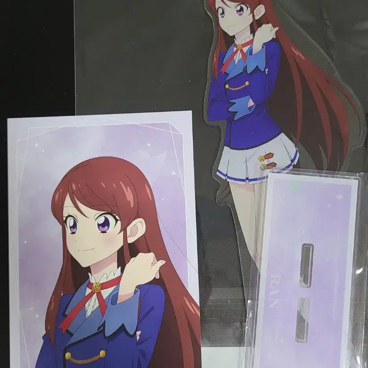 [BUNJANG] Aikatsu! Ranshi Hoshimiya Large Acrylic Stand + Special Postcard / 원가양도)아이엠스타 보라 아이카츠 란 로프트 걸음 특대아크릴스탠드특전엽서