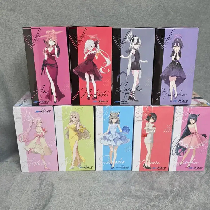 [BUNJANG] Blue Archive Yumemirize 9 Figure Bundle Set (Sealed) / [미개봉] 블루아카이브 유메미라이즈 피규어 9종 일괄
