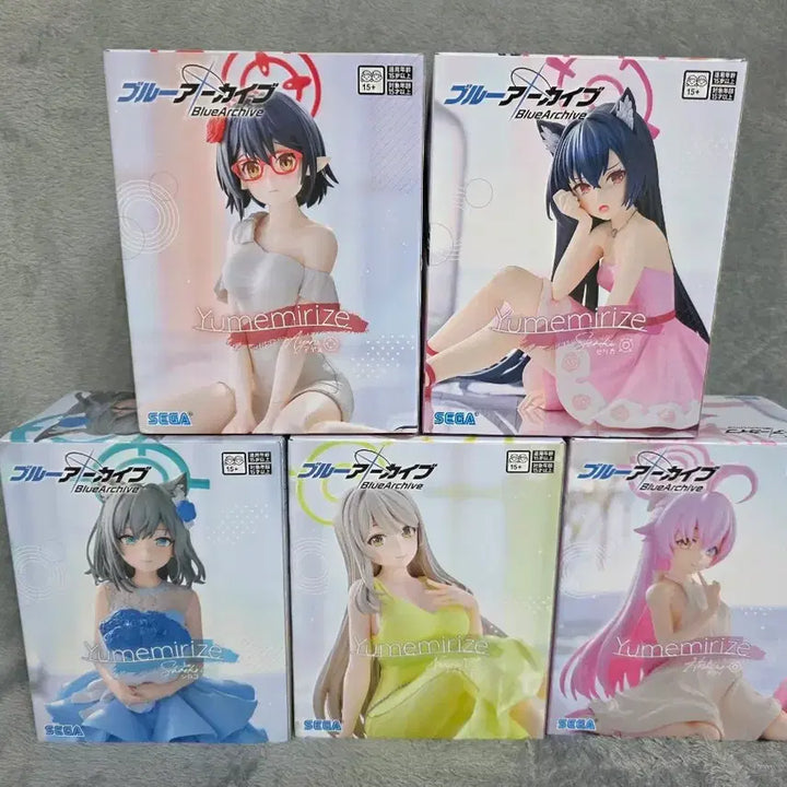 [BUNJANG] Blue Archive Yumemirize 9 Figure Bundle Set (Sealed) / [미개봉] 블루아카이브 유메미라이즈 피규어 9종 일괄