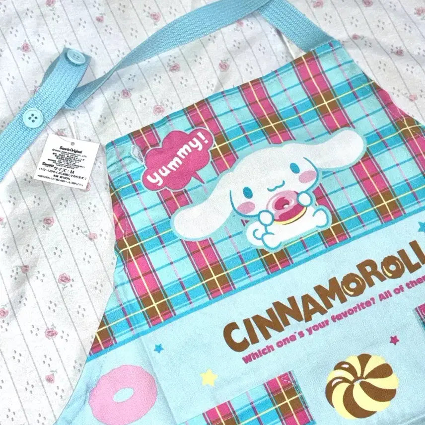 [BUNJANG] Sanrio Classic Cinnamoroll Apron / 산리오 고전 시나모롤 앞치마