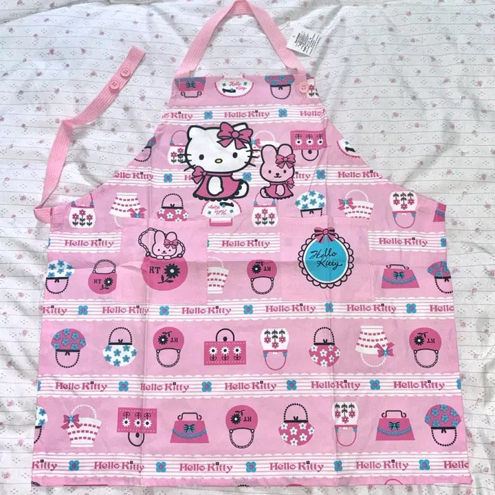 [BUNJANG] Sanrio 2006 Hello Kitty Apron / 산리오 고전 2006 헬로키티 앞치마