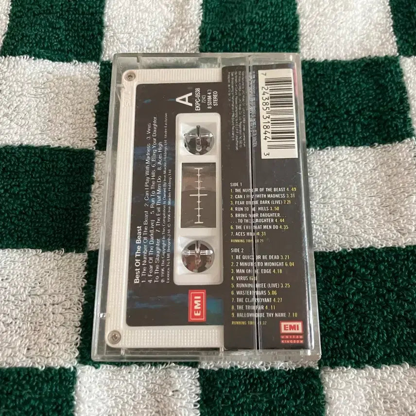 [BUNJANG] Iron Maiden Best Album Heavy Metal Cassette Tape / 아이언 메이든 베스트 앨범 헤비메탈 카세트테이프