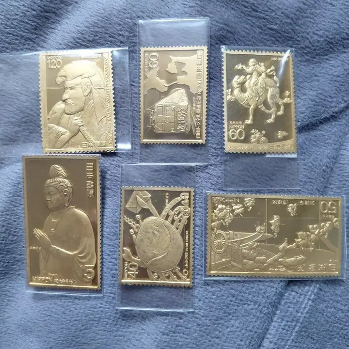 [BUNJANG] Gold Engraved Stamp Collection / 금도안 우표 컬렉션